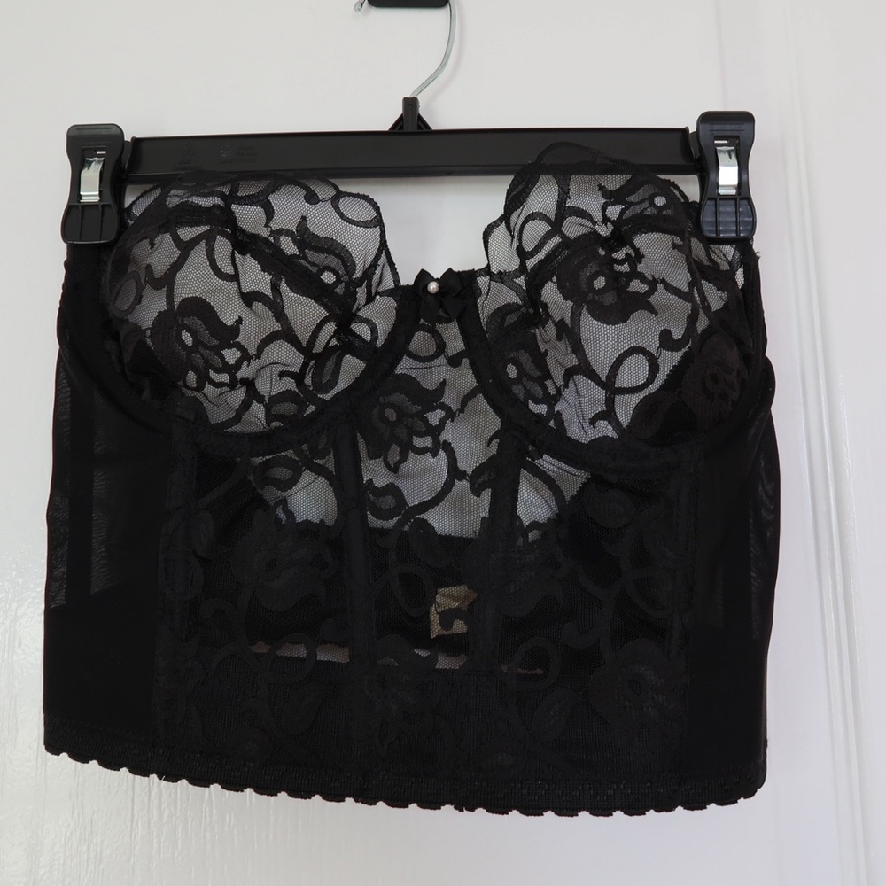 Victoria's Secret gold label lace bustier corset